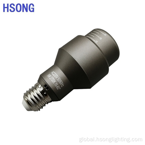 led point light Full Watt/ Zoomable CRI95 LED BULB Factory